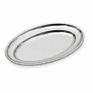 FUENTE OVAL INOX 35X22 CM SUPREM