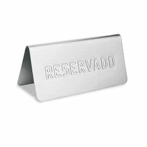 RESERVADO MESA INOX 12X6