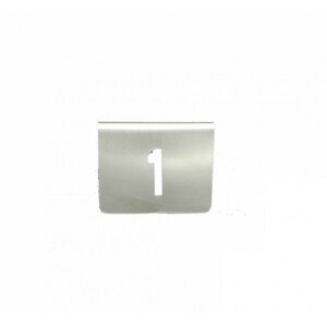 NUMERO MESA INOX Nº 01