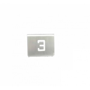 NUMERO MESA INOX Nº 03