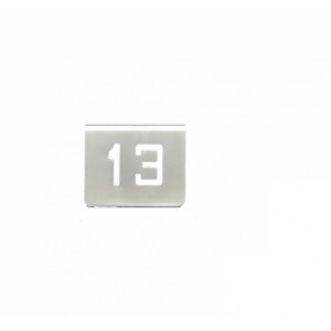 NUMERO MESA INOX Nº 13