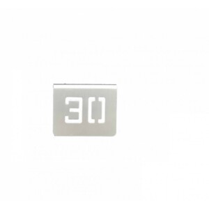 NUMERO MESA INOX Nº 30