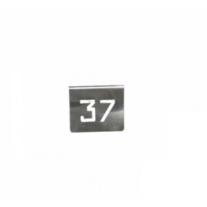 NUMERO MESA INOX Nº 37