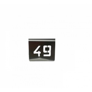 NUMERO MESA INOX Nº 49