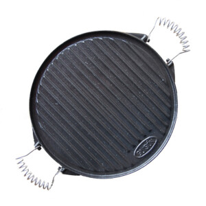 PLANCHA HIERRO FUNDIDO 32CM ESMALT REVERSIBLE