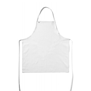 DELANTAL PETO BLANCO 75X90 ALGODON